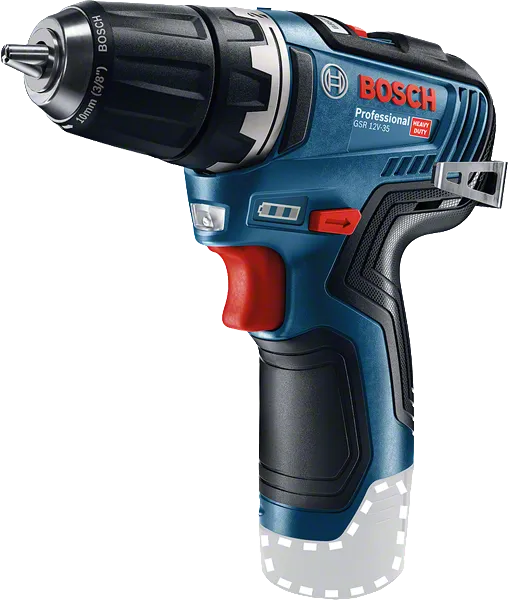 Bosch GSR 12V-35 akku-boremaskine til kompakt skruning.